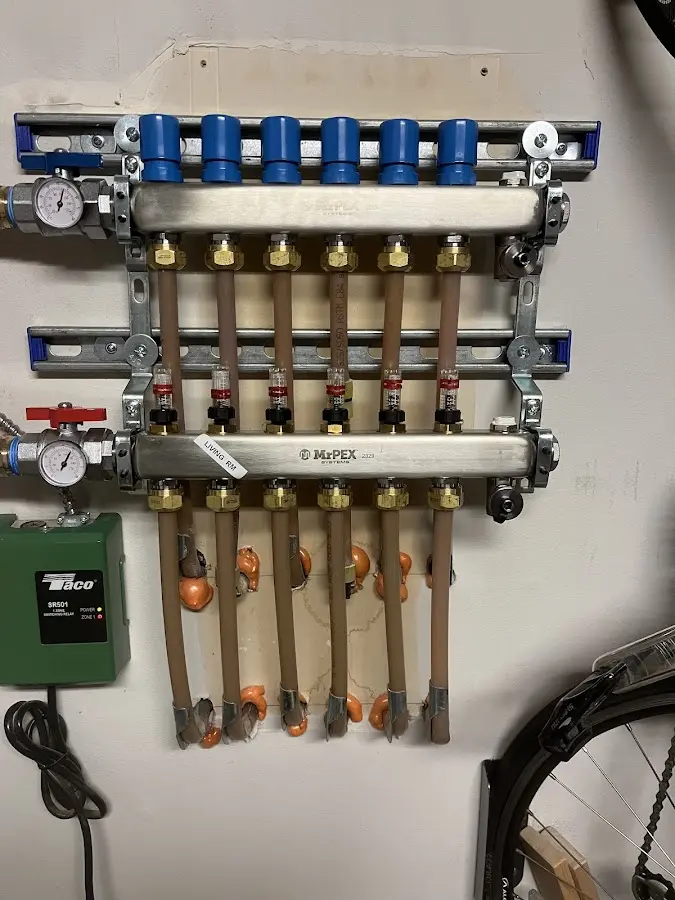 Plumber performing Gas Leak Detection at a residential property in Jackson